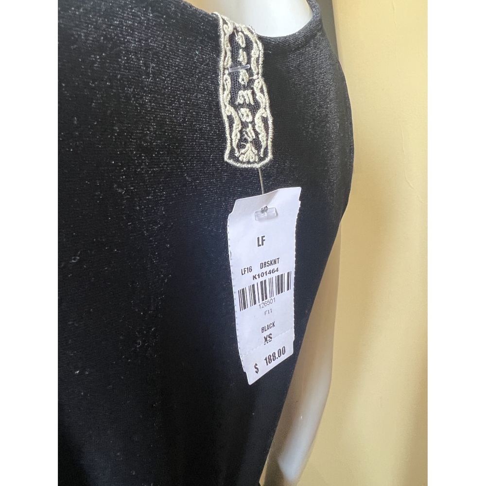 NWT Love Me Black Velvet High-Low Elegant Dress SZ XS🖤 - Picture 8 of 8